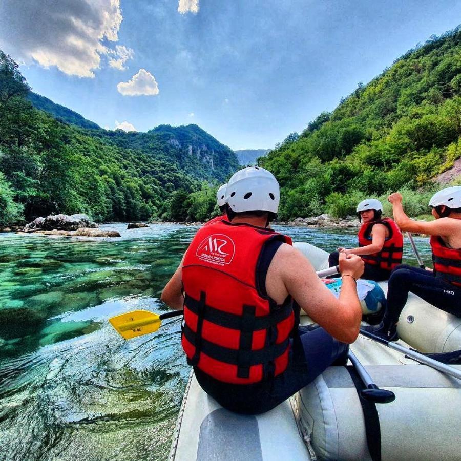 Rafting Camp Modra Rijeka Hotel Scepan-Polje Ngoại thất bức ảnh